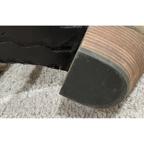 OTBT Brule Women's 10M Suede Leather Knee-High Boots Heel Side-Zip - Picture 8 of 10